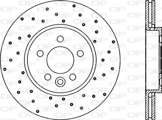 Open Parts BDRS1900.25 - Bremžu diski autospares.lv