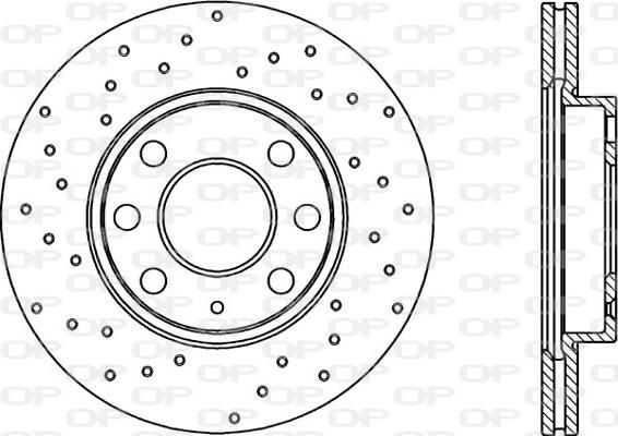 Open Parts BDRS1983.25 - Тормозной диск www.autospares.lv