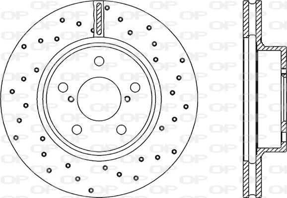 Open Parts BDRS1491.25 - Bremžu diski autospares.lv