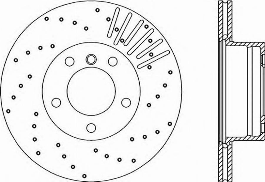 Open Parts BDRS1669.25 - Bremžu diski www.autospares.lv