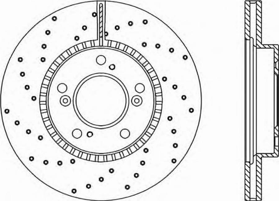 Open Parts BDRS1681.25 - Bremžu diski www.autospares.lv