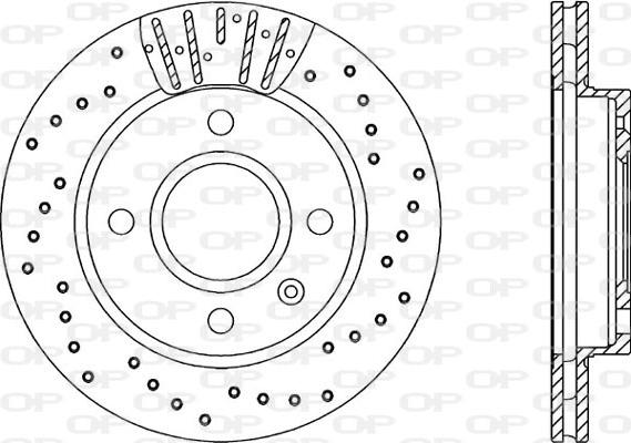 Open Parts BDRS1176.25 - Bremžu diski autospares.lv