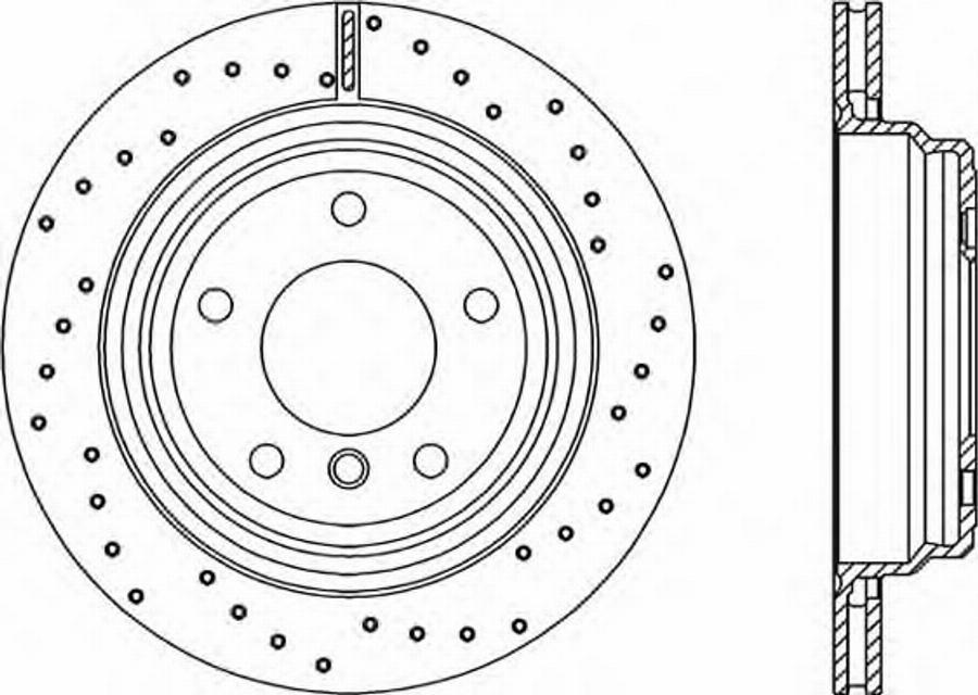 Open Parts BDRS1754.25 - Bremžu diski www.autospares.lv