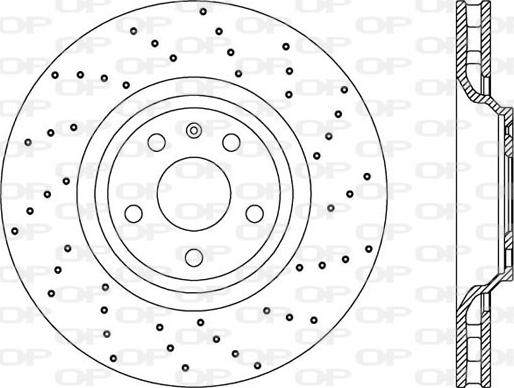 Open Parts BDRS2448.25 - Bremžu diski www.autospares.lv