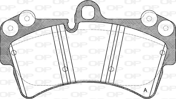 Open Parts BPA0995.00 - Bremžu uzliku kompl., Disku bremzes autospares.lv