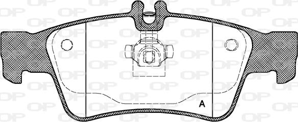 Open Parts BPA0991.00 - Bremžu uzliku kompl., Disku bremzes autospares.lv