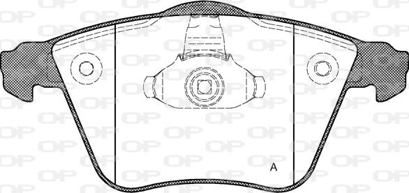 Open Parts BPA0964.20 - Bremžu uzliku kompl., Disku bremzes autospares.lv