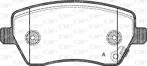 Open Parts BPA0987.11 - Brake Pad Set, disc brake www.autospares.lv