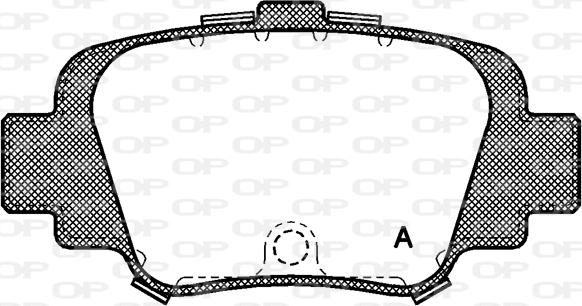 Open Parts BPA0499.00 - Bremžu uzliku kompl., Disku bremzes www.autospares.lv