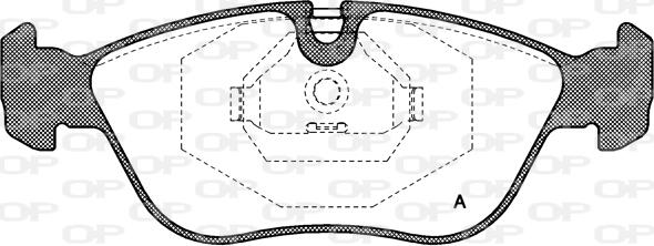 Open Parts BPA0446.00 - Brake Pad Set, disc brake www.autospares.lv