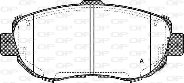 Open Parts BPA0456.14 - Bremžu uzliku kompl., Disku bremzes www.autospares.lv