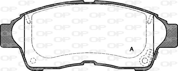 Open Parts BPA0402.02 - Brake Pad Set, disc brake www.autospares.lv