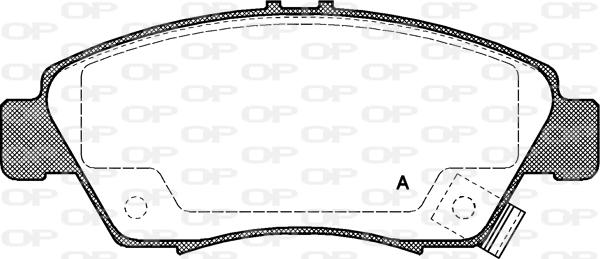 Open Parts BPA0418.02 - Bremžu uzliku kompl., Disku bremzes www.autospares.lv