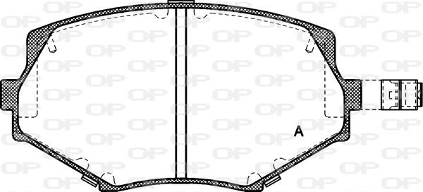 Open Parts BPA0478.02 - Bremžu uzliku kompl., Disku bremzes autospares.lv