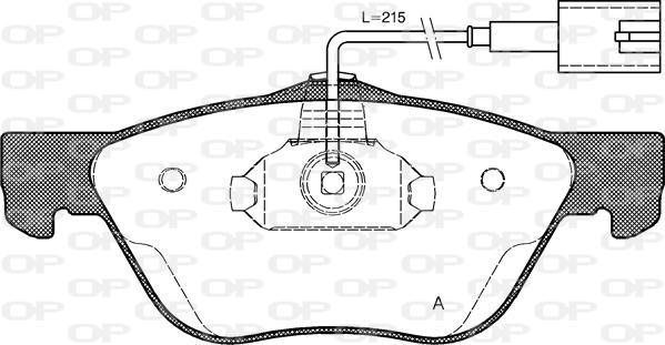 Open Parts BPA0589.42 - Brake Pad Set, disc brake www.autospares.lv