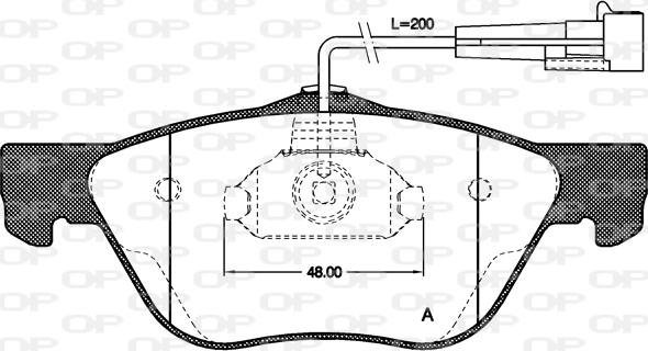 Open Parts BPA0589.02 - Brake Pad Set, disc brake www.autospares.lv