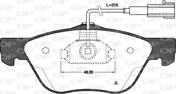 Open Parts BPA0589.21 - Brake Pad Set, disc brake www.autospares.lv