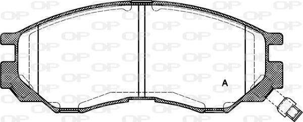 Open Parts BPA0583.00 - Brake Pad Set, disc brake www.autospares.lv