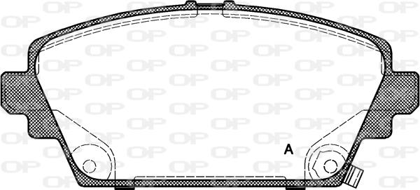 Open Parts BPA0694.02 - Bremžu uzliku kompl., Disku bremzes www.autospares.lv