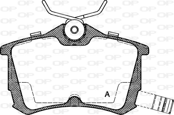 Open Parts BPA0695.02 - Bremžu uzliku kompl., Disku bremzes www.autospares.lv