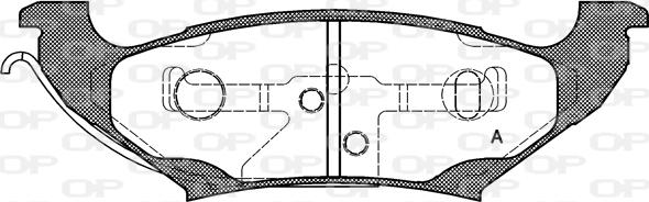 Open Parts BPA0690.10 - Bremžu uzliku kompl., Disku bremzes www.autospares.lv