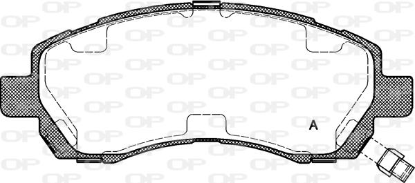 Open Parts BPA0647.02 - Bremžu uzliku kompl., Disku bremzes www.autospares.lv