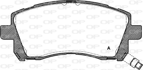 Open Parts BPA0655.02 - Brake Pad Set, disc brake www.autospares.lv