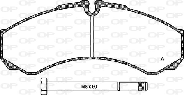 Open Parts BPA0651.00 - Bremžu uzliku kompl., Disku bremzes www.autospares.lv