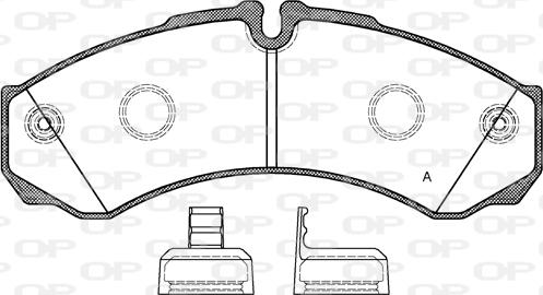 Open Parts BPA0651.20 - Brake Pad Set, disc brake www.autospares.lv