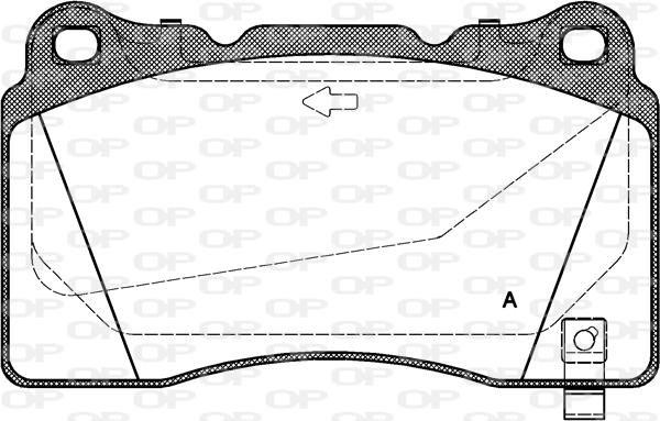 Open Parts BPA0666.32 - Bremžu uzliku kompl., Disku bremzes www.autospares.lv