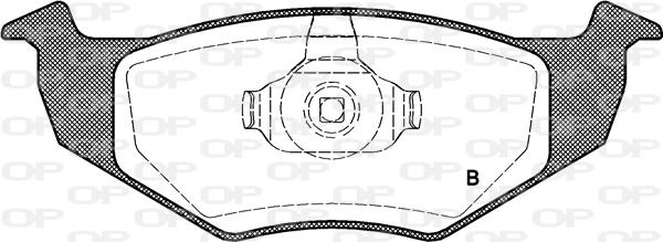 Open Parts BPA0609.10 - Brake Pad Set, disc brake www.autospares.lv