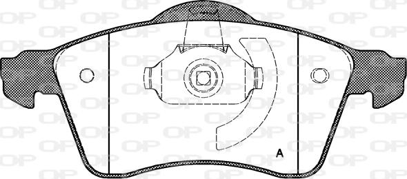 Open Parts BPA0618.00 - Bremžu uzliku kompl., Disku bremzes autospares.lv