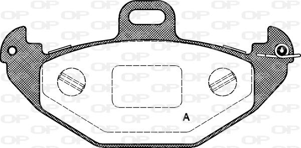 Open Parts BPA0686.00 - Brake Pad Set, disc brake www.autospares.lv