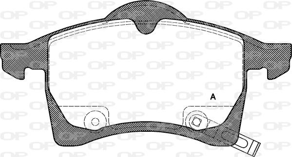 Open Parts BPA0683.02 - Bremžu uzliku kompl., Disku bremzes autospares.lv