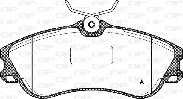 Open Parts BPA0634.00 - Bremžu uzliku kompl., Disku bremzes autospares.lv