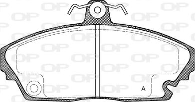 Open Parts BPA0635.00 - Bremžu uzliku kompl., Disku bremzes autospares.lv