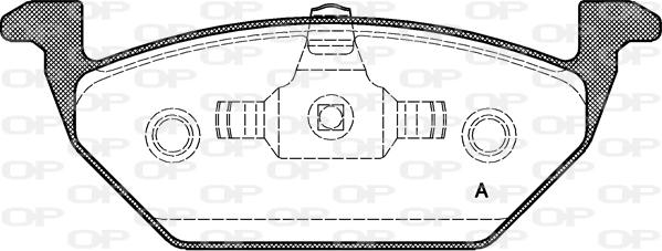 Havam HP 7164 - Bremžu uzliku kompl., Disku bremzes www.autospares.lv