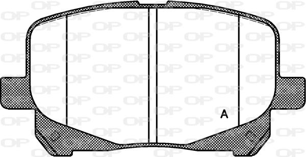 Open Parts BPA0621.10 - Brake Pad Set, disc brake www.autospares.lv