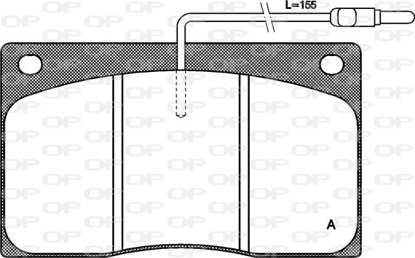 Open Parts BPA0044.02 - Bremžu uzliku kompl., Disku bremzes autospares.lv