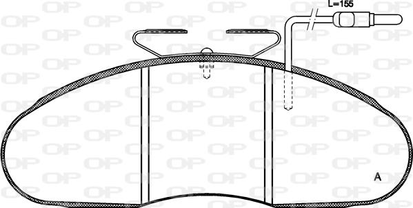 Open Parts BPA0048.02 - Bremžu uzliku kompl., Disku bremzes autospares.lv