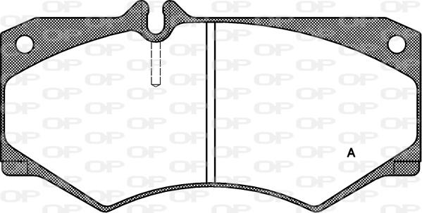 Open Parts BPA0047.30 - Bremžu uzliku kompl., Disku bremzes autospares.lv