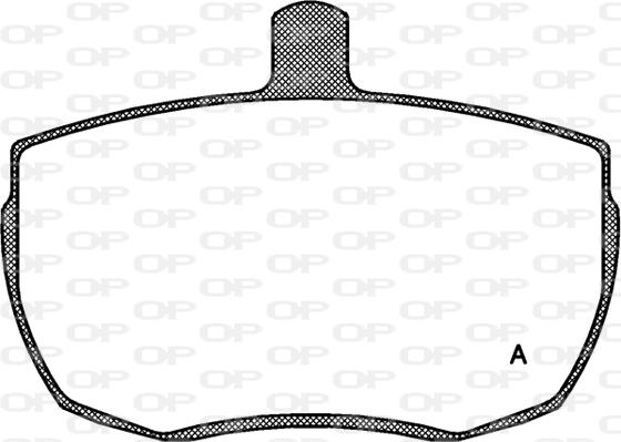 Open Parts BPA0056.00 - Тормозные колодки, дисковые, комплект www.autospares.lv