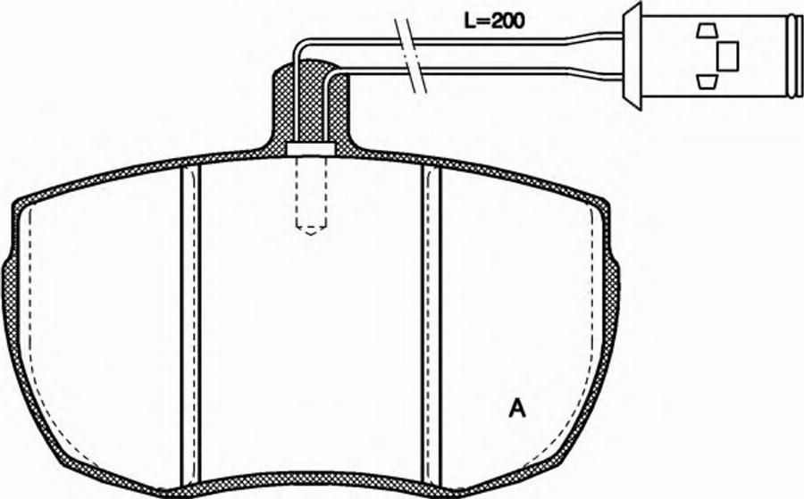 Open Parts BPA0056.12 - Тормозные колодки, дисковые, комплект www.autospares.lv