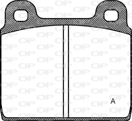 Open Parts BPA0002.20 - Bremžu uzliku kompl., Disku bremzes autospares.lv