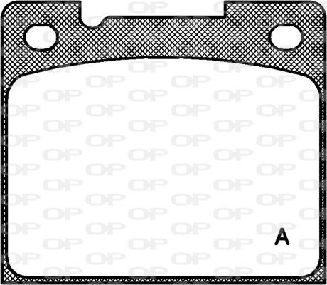 Open Parts BPA0039.30 - Brake Pad Set, disc brake www.autospares.lv