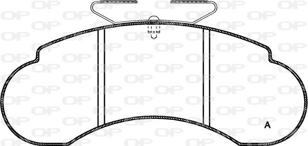 Open Parts BPA0142.20 - Bremžu uzliku kompl., Disku bremzes www.autospares.lv