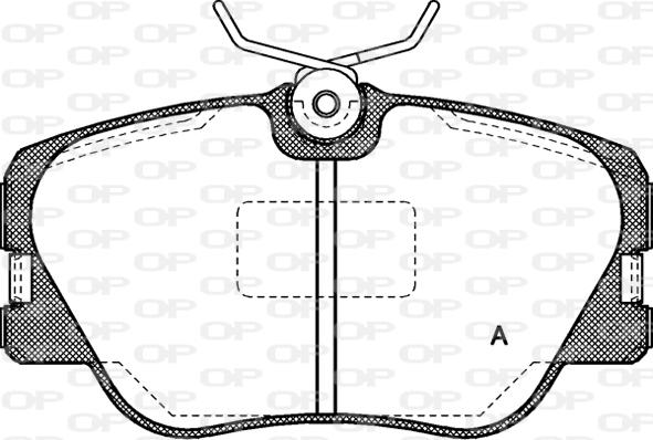 Open Parts BPA0189.00 - Bremžu uzliku kompl., Disku bremzes autospares.lv