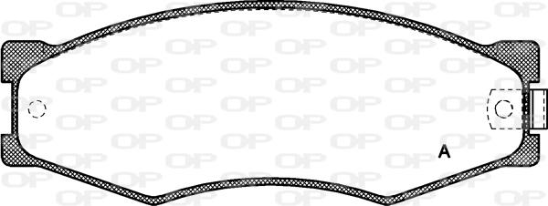 Open Parts BPA0184.02 - Bremžu uzliku kompl., Disku bremzes www.autospares.lv