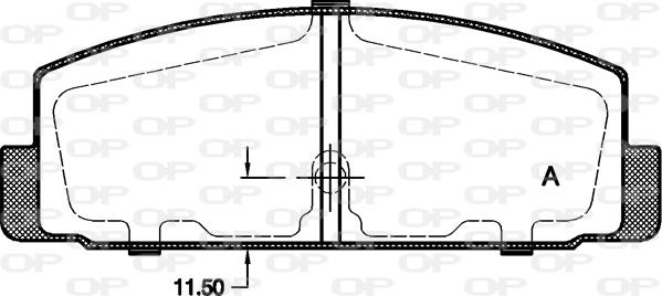 Open Parts BPA0179.30 - Bremžu uzliku kompl., Disku bremzes www.autospares.lv