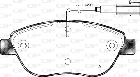 Open Parts BPA0859.01 - Bremžu uzliku kompl., Disku bremzes www.autospares.lv